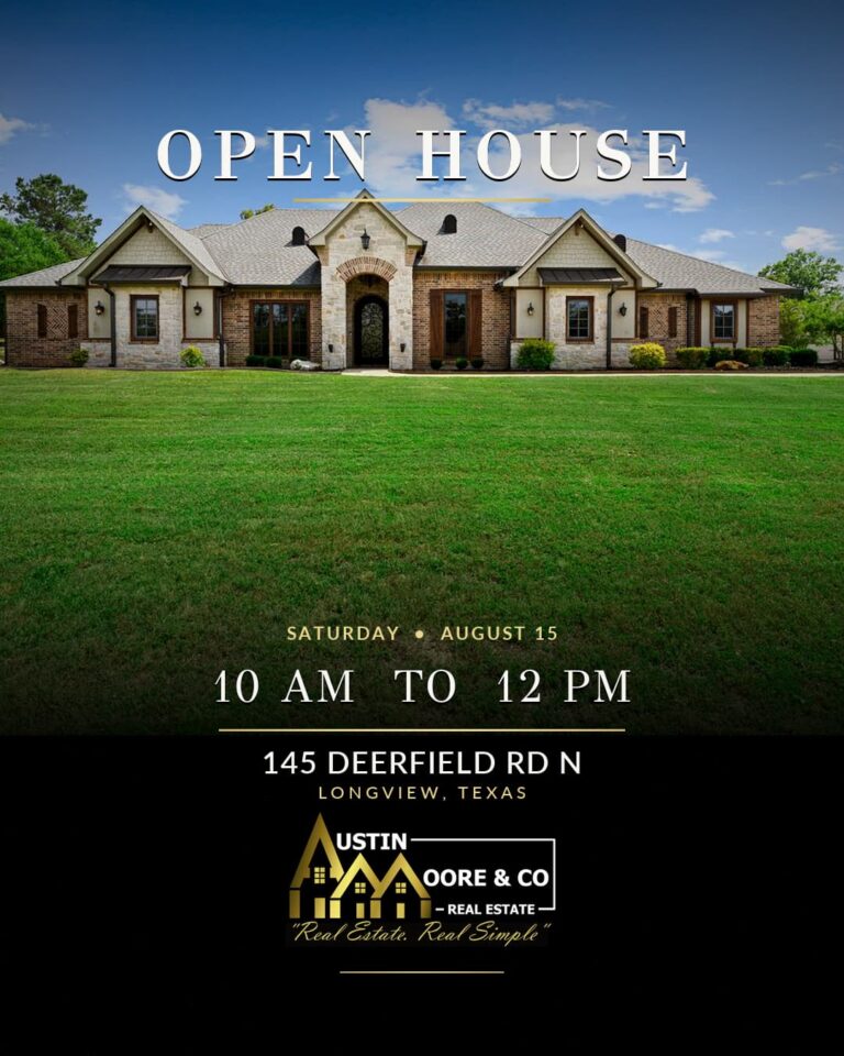 You are currently viewing Open House at 145 Deerfield Rd N in Longview, Texas